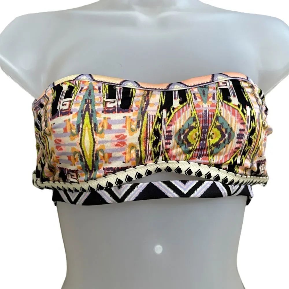 Victoria Secret Aztec alter strapless bikini top